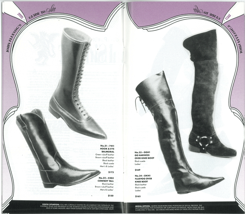 Way Back Wednesday: John Fluevog's Guide to Sin