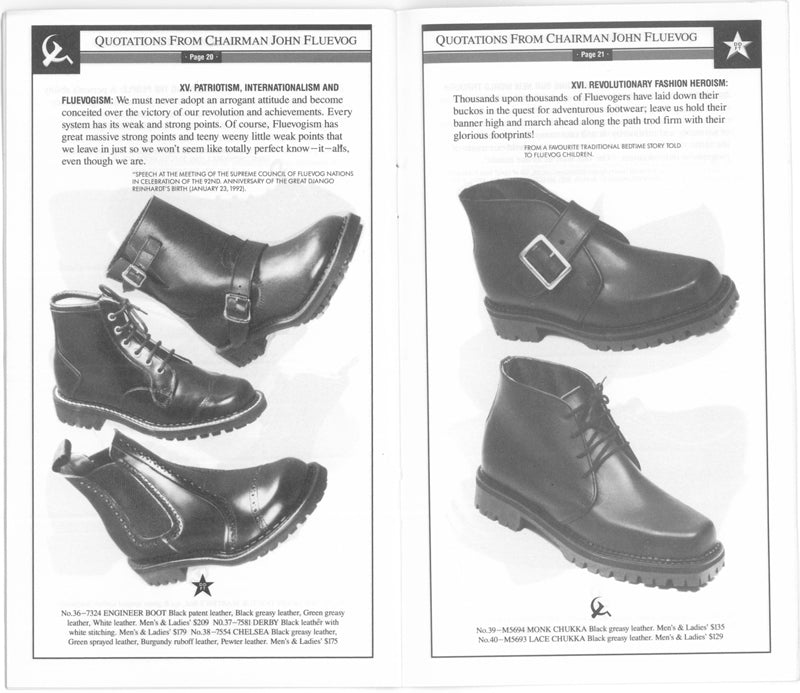Way Back Wednesday: Quotations from Chairman John Fluevog