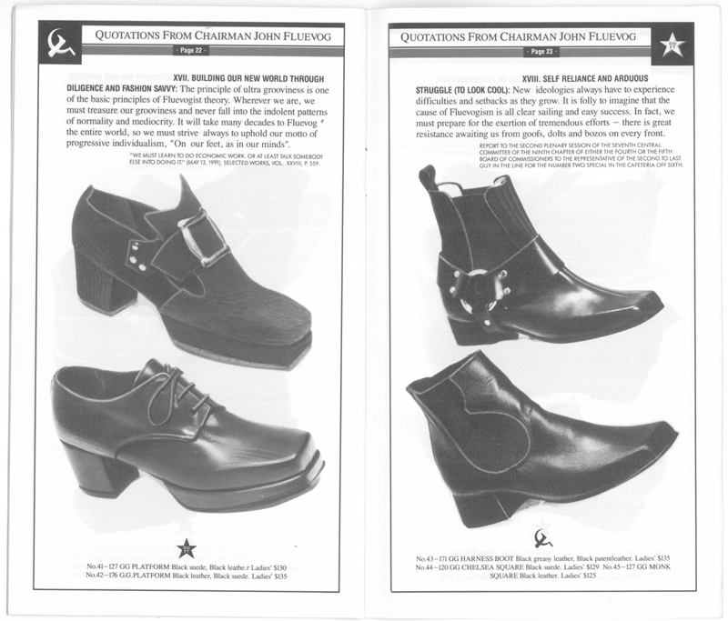 Way Back Wednesday: Quotations from Chairman John Fluevog