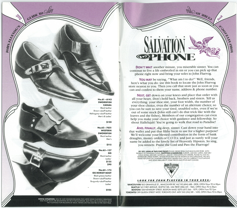 Way Back Wednesday: John Fluevog's Guide to Sin