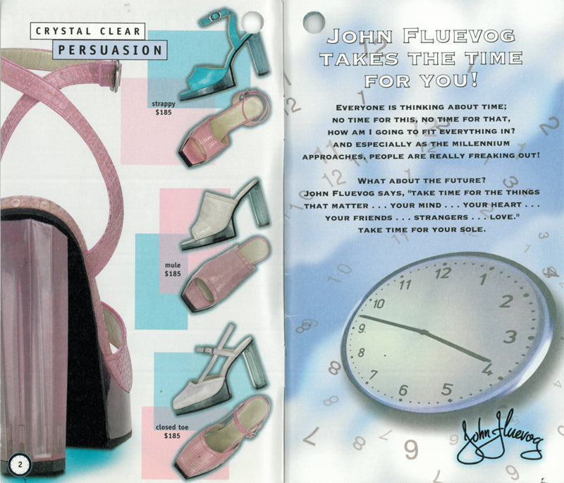 Way Back Wednesday: John Fluevog Takes Time for Your Sole