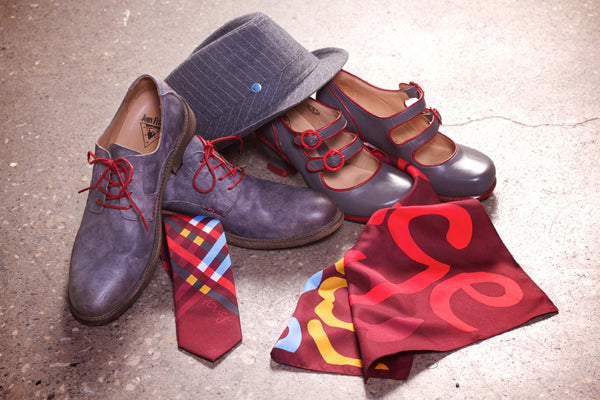 Custom Fluevogs for Air Canada rouge