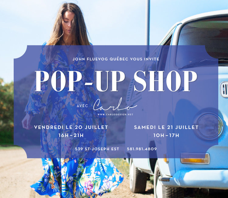 Pop-up Shop with Carlo in Québec