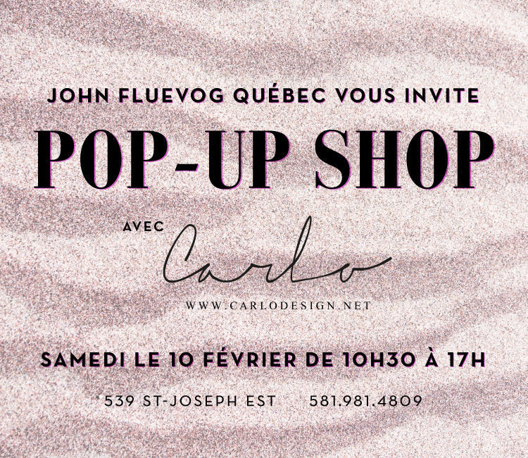 Pop-up Shop avec Carlo
