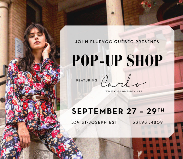 Pop-Up Shop with Carlo in Québec