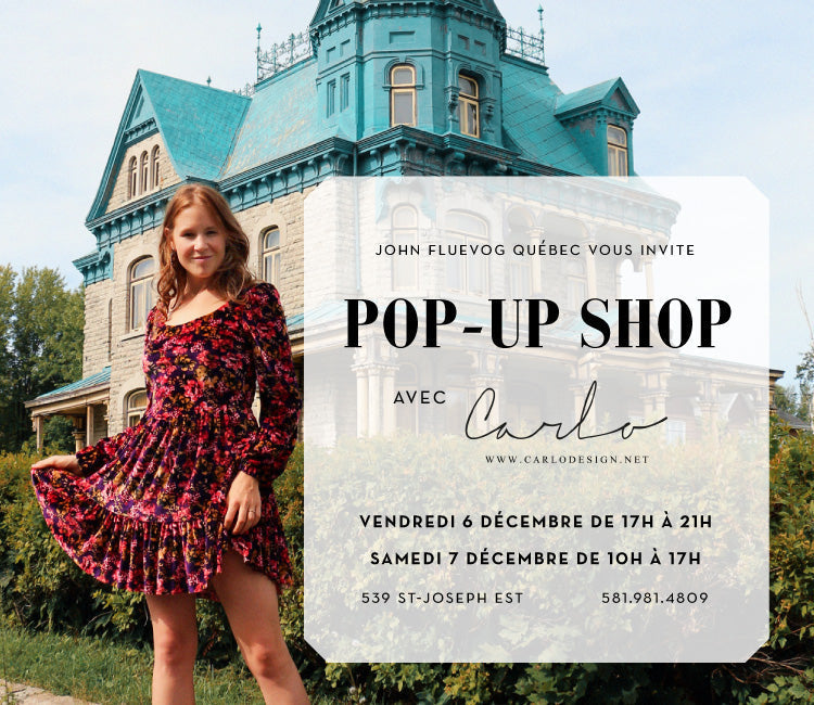 Pop-Up Shop avec Carlo