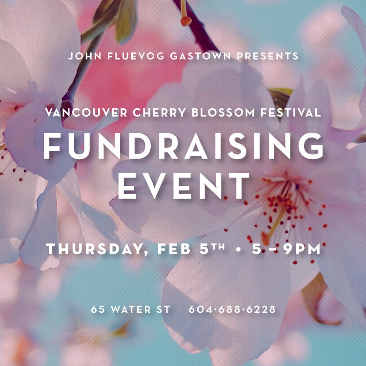 'Sakura' Heels Launch & Vancouver Cherry Blossom Festival Fundraising Event at Fluevog Gastown