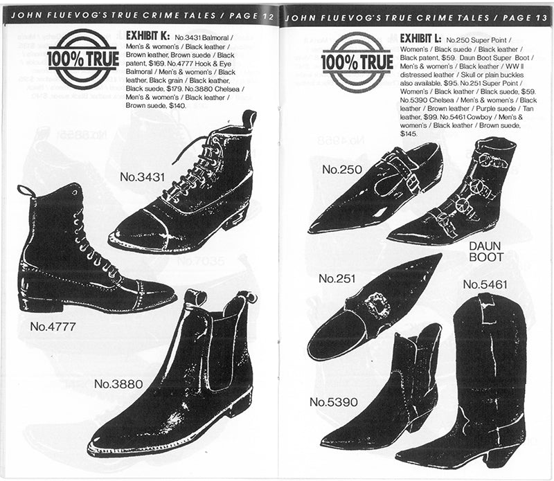 Way Back Wednesday: John Fluevog's True Crime Tales