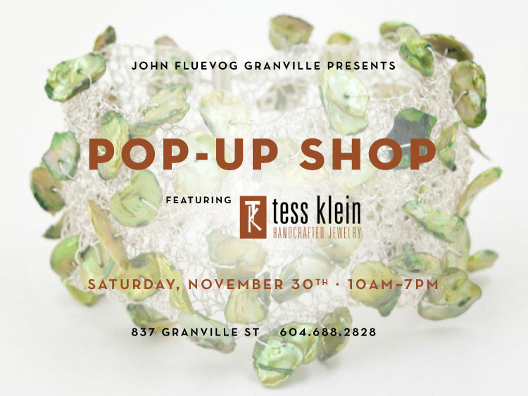 Tess Klein Pop-up Shop at Fluevog Granville