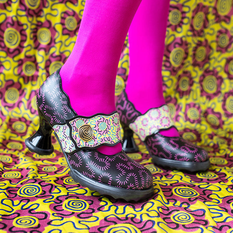 John Fluevog and Zandra Rhodes collaborate on Spring/Summer '22 capsule collection