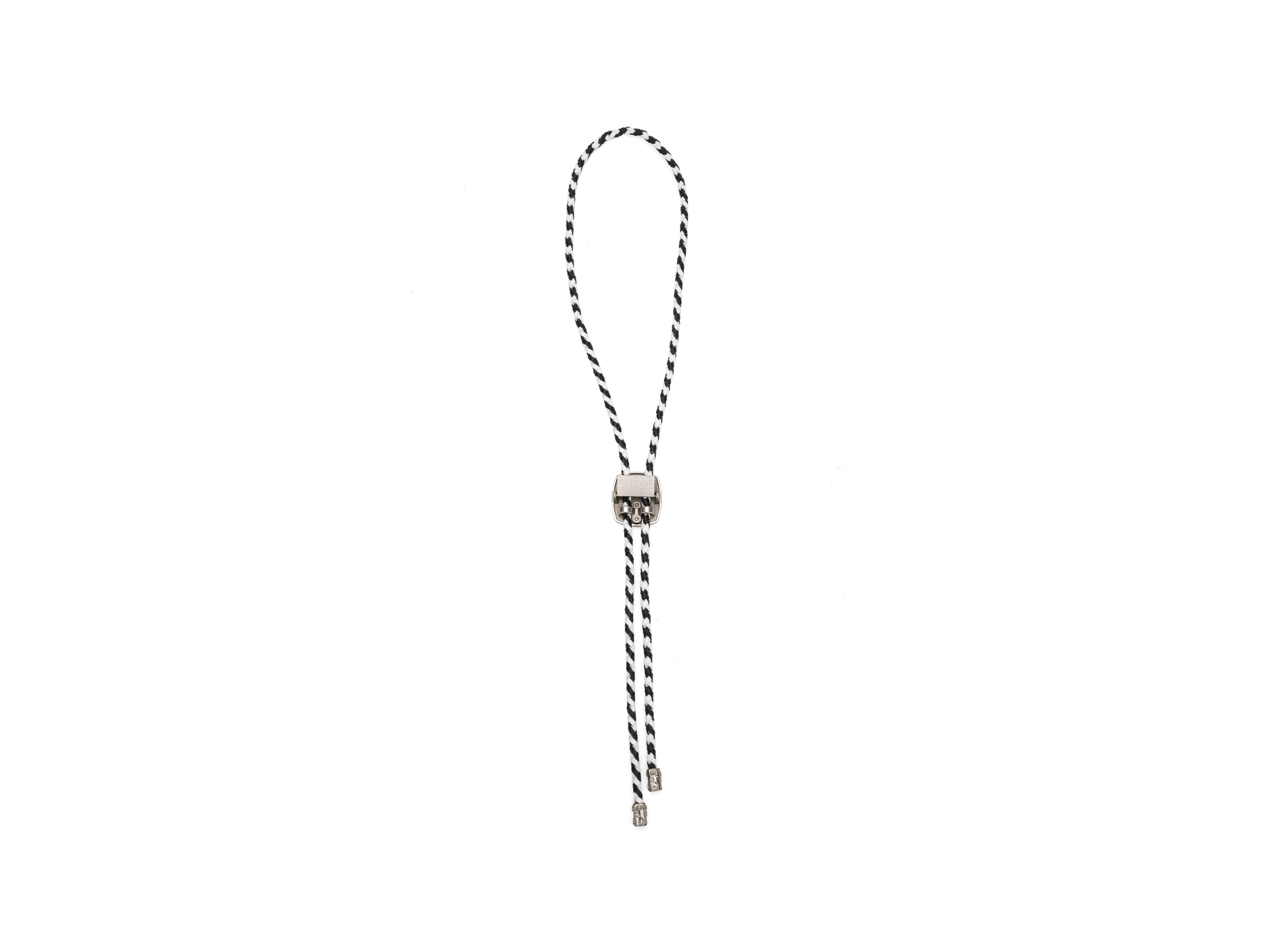 Bolo Tie - Black/White