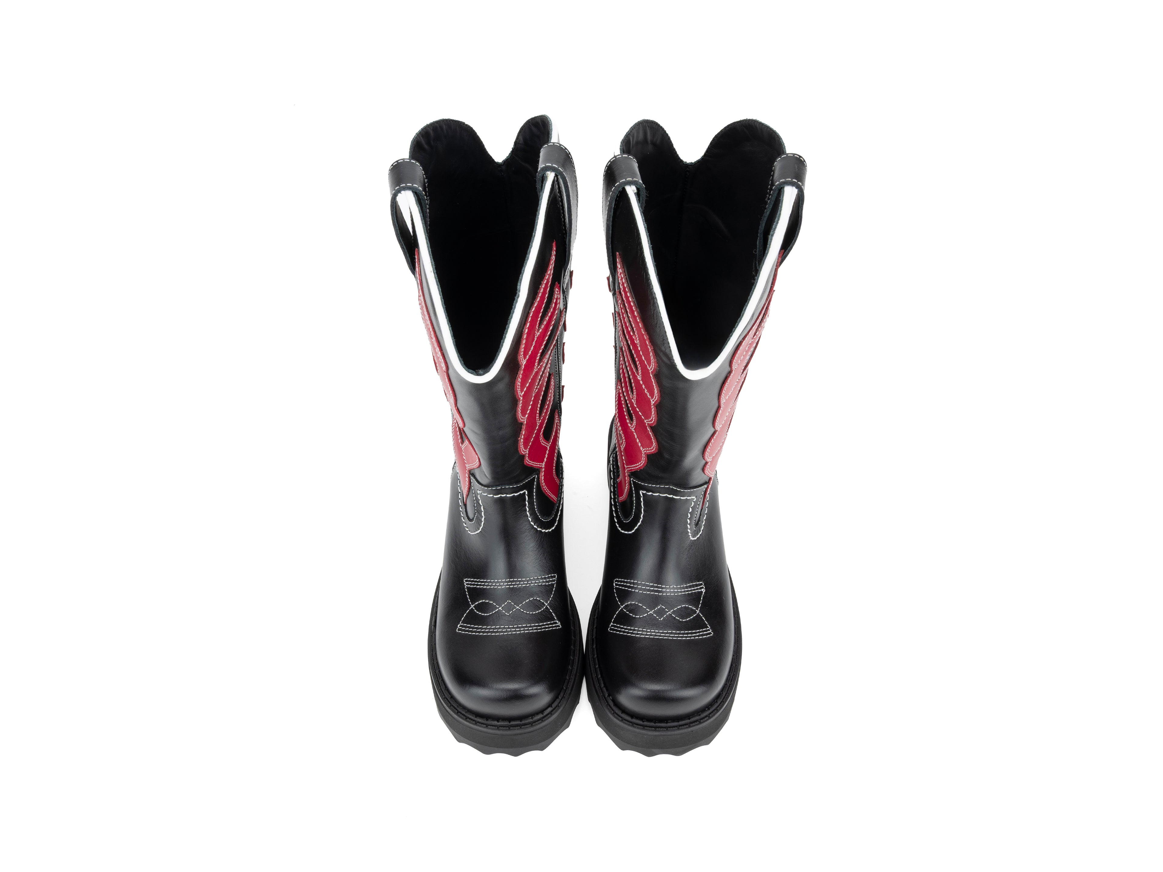 Cowboy High - Black/Red