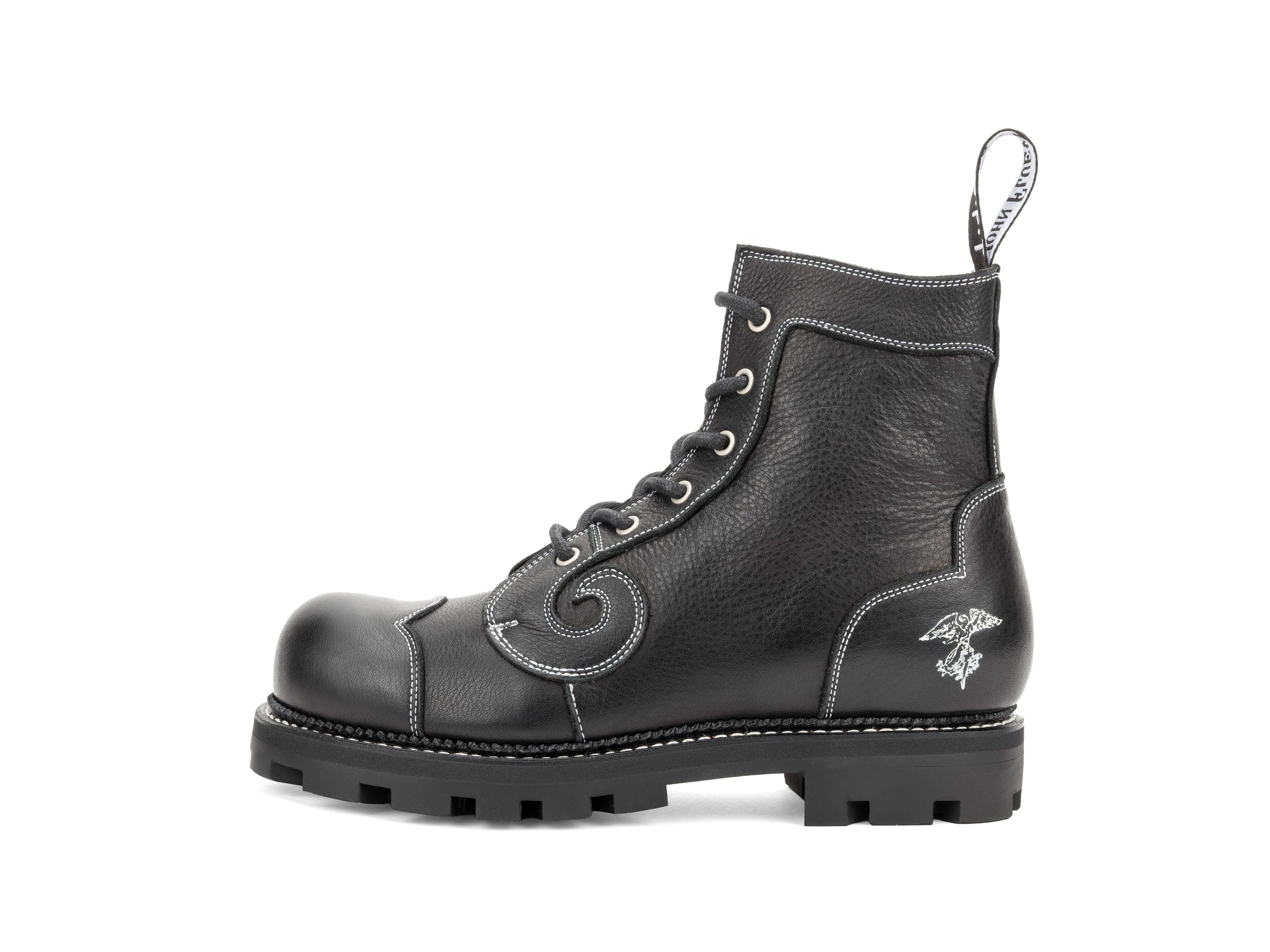 Derby Swirl (6 Eye) - Black