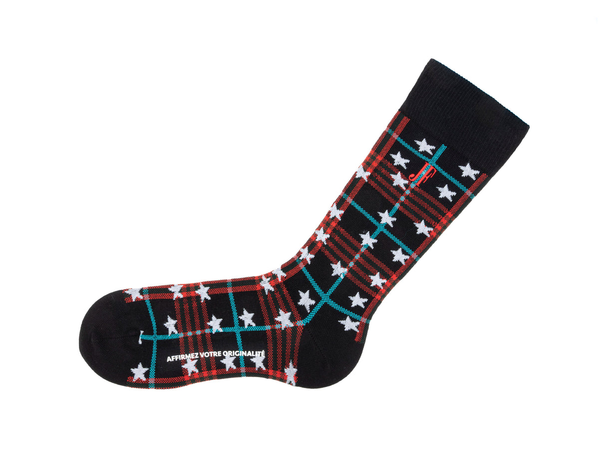 Ebi Vog Socks - Black/Red