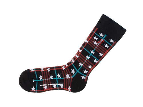 Ebi Vog Socks - Black/Red