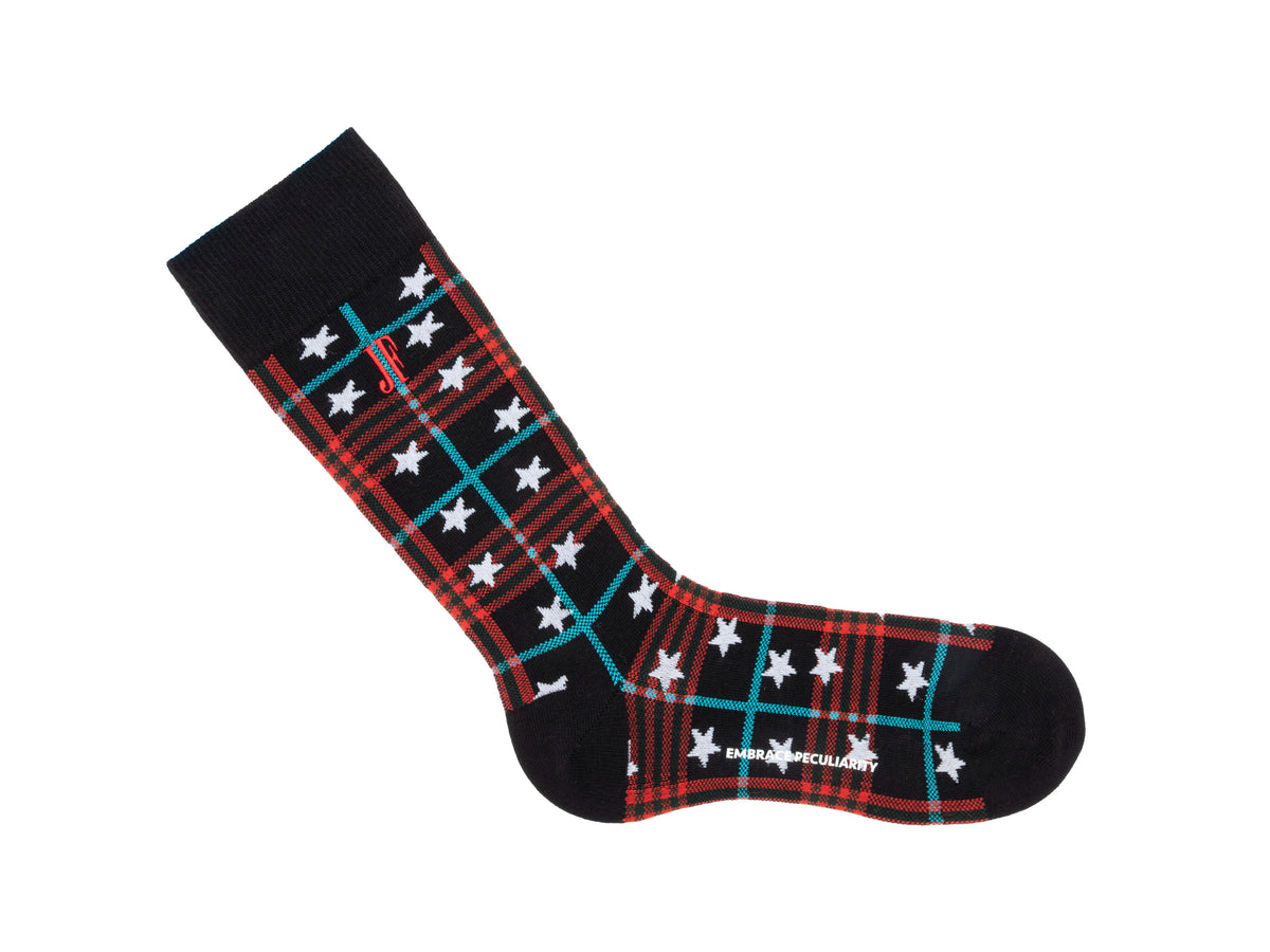 Ebi Vog Socks - Black/Red