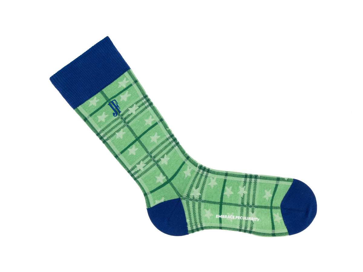 Ebi Vog Socks - Green/Blue