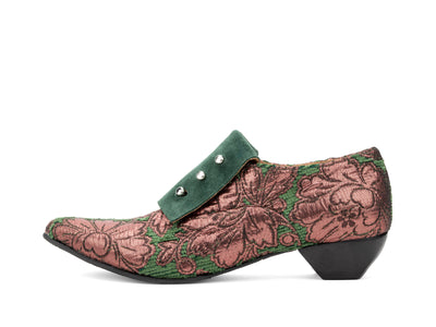 Jaezel -  Green/Maroon