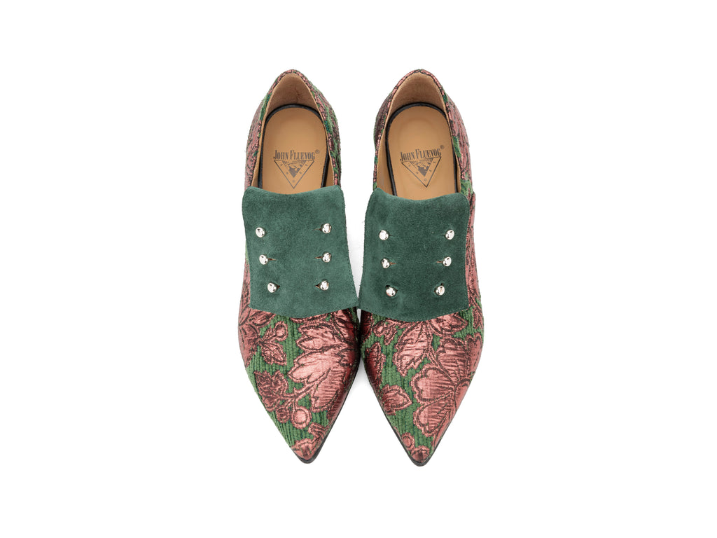 Jaezel -  Green/Maroon