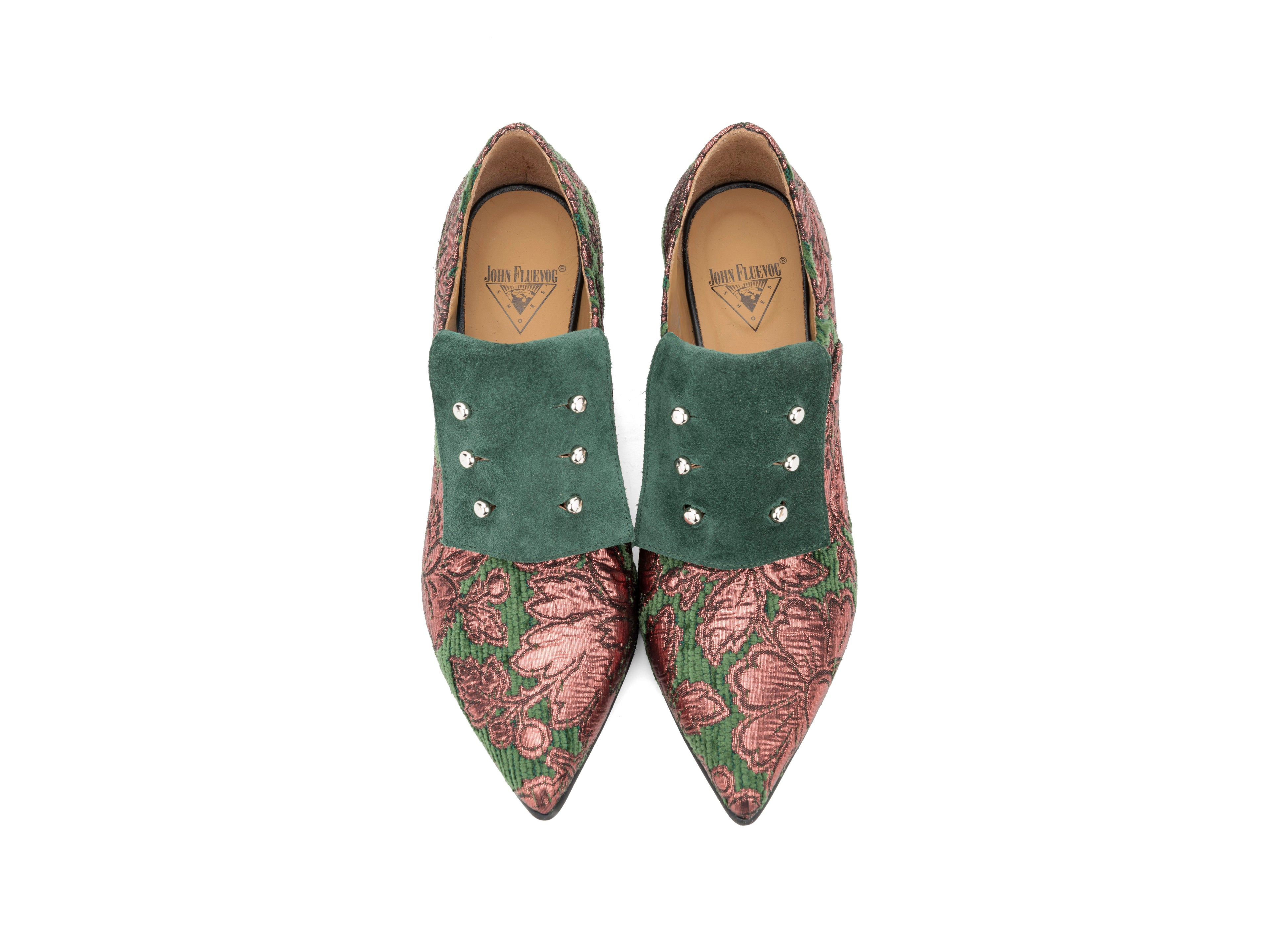 Jaezel -  Green/Maroon