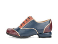 Martha - Navy/Brown/Burgundy