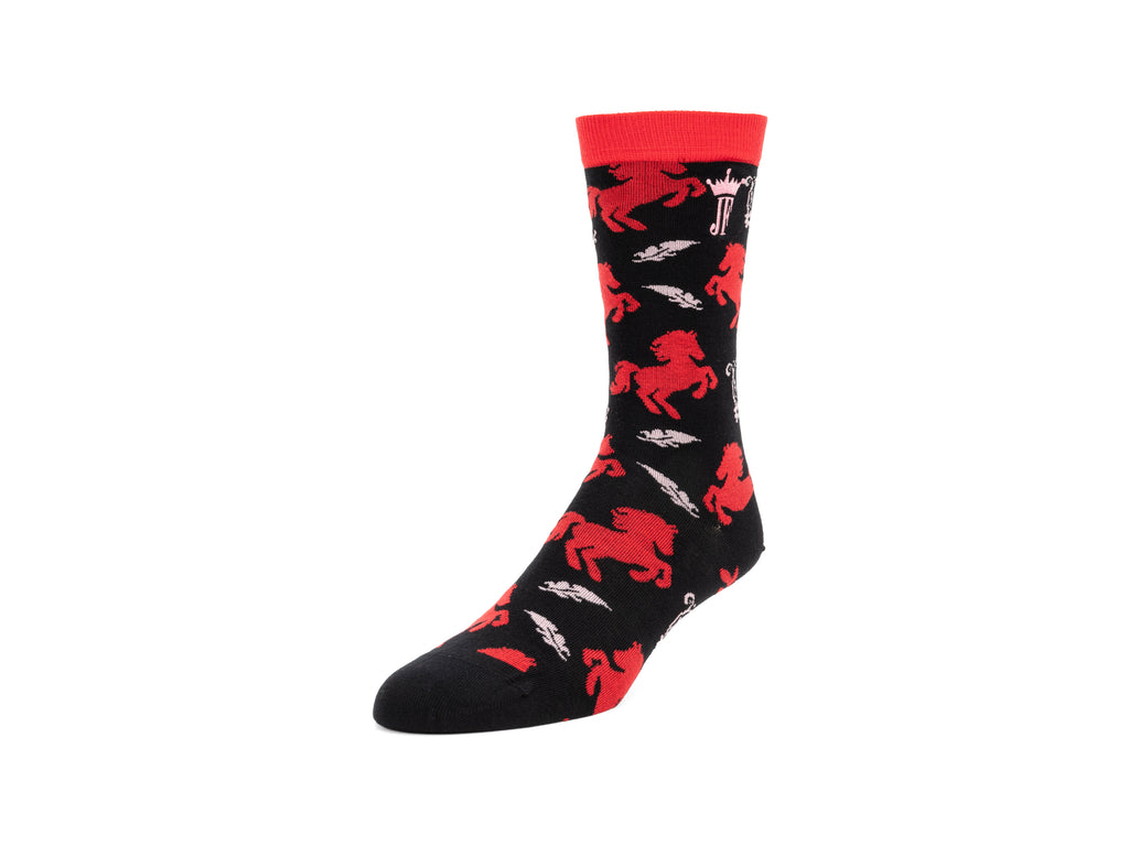 Oatmeal - Black/Red