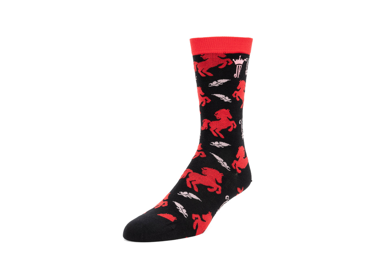 Oatmeal - Black/Red
