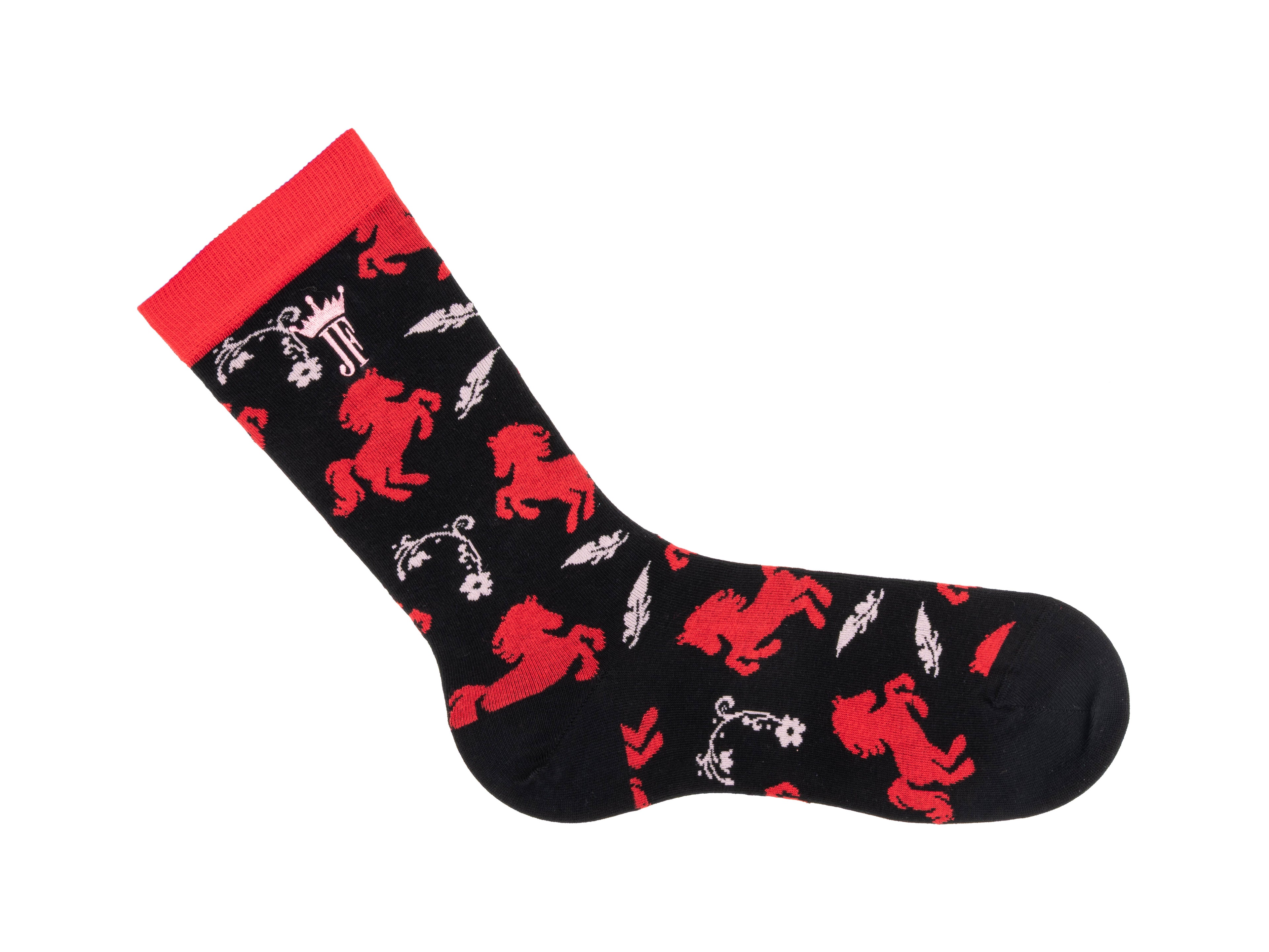 Oatmeal - Black/Red