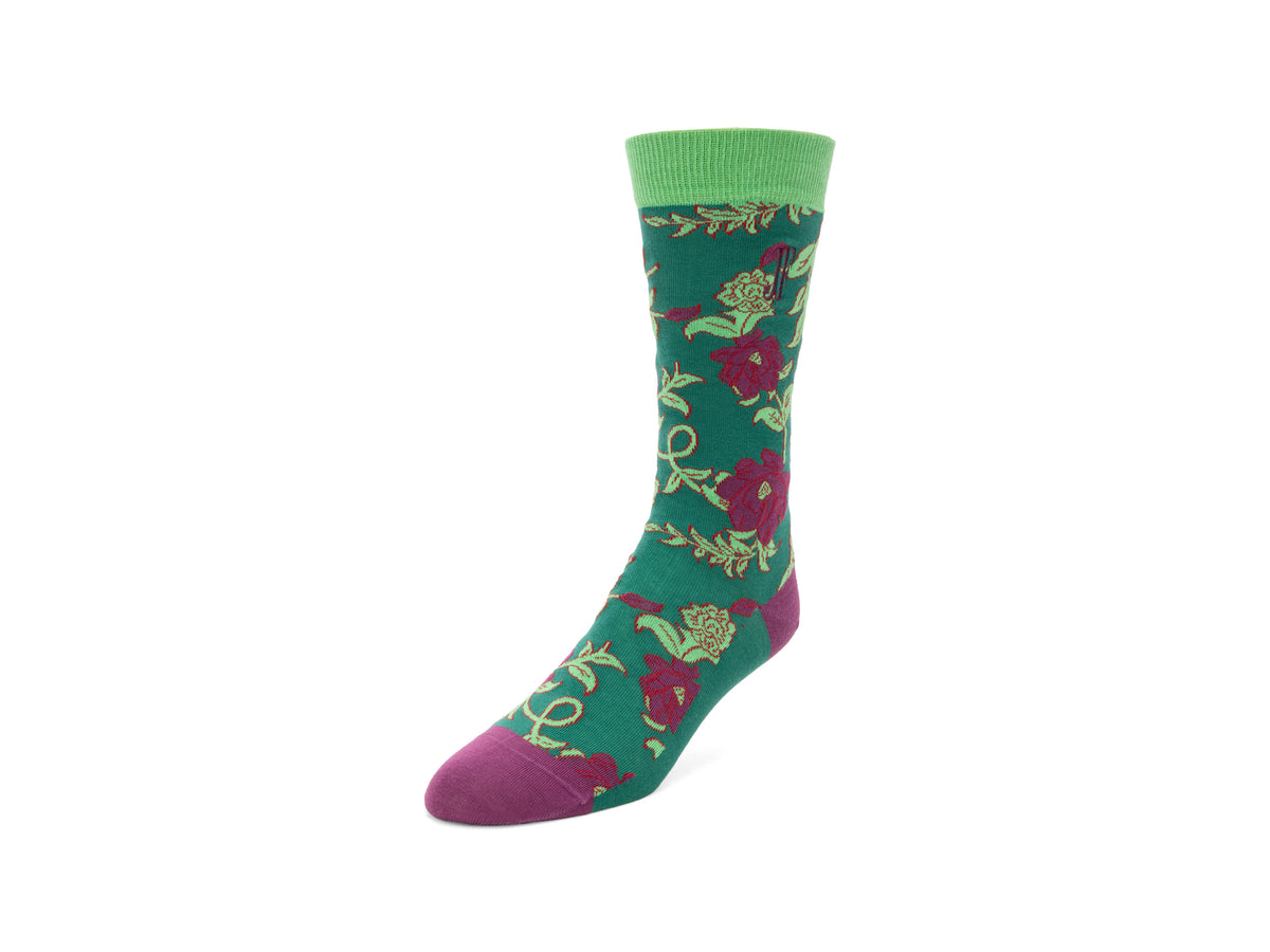 Xay Xay Vog Socks - Green/Purple