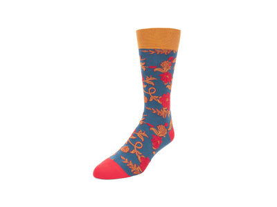 Xay Xay Vog Socks - Navy/Mustard