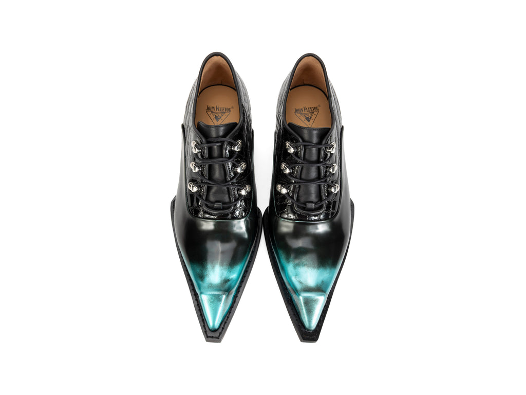 black_teal_brush_off - Top View