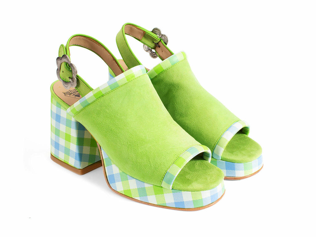 green_gingham - Quarter view