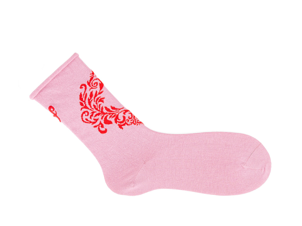 pink/red - Right Sock