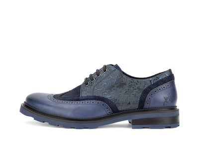 Nathaniel - Navy Emboss