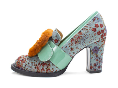 Lyn - Green Floral