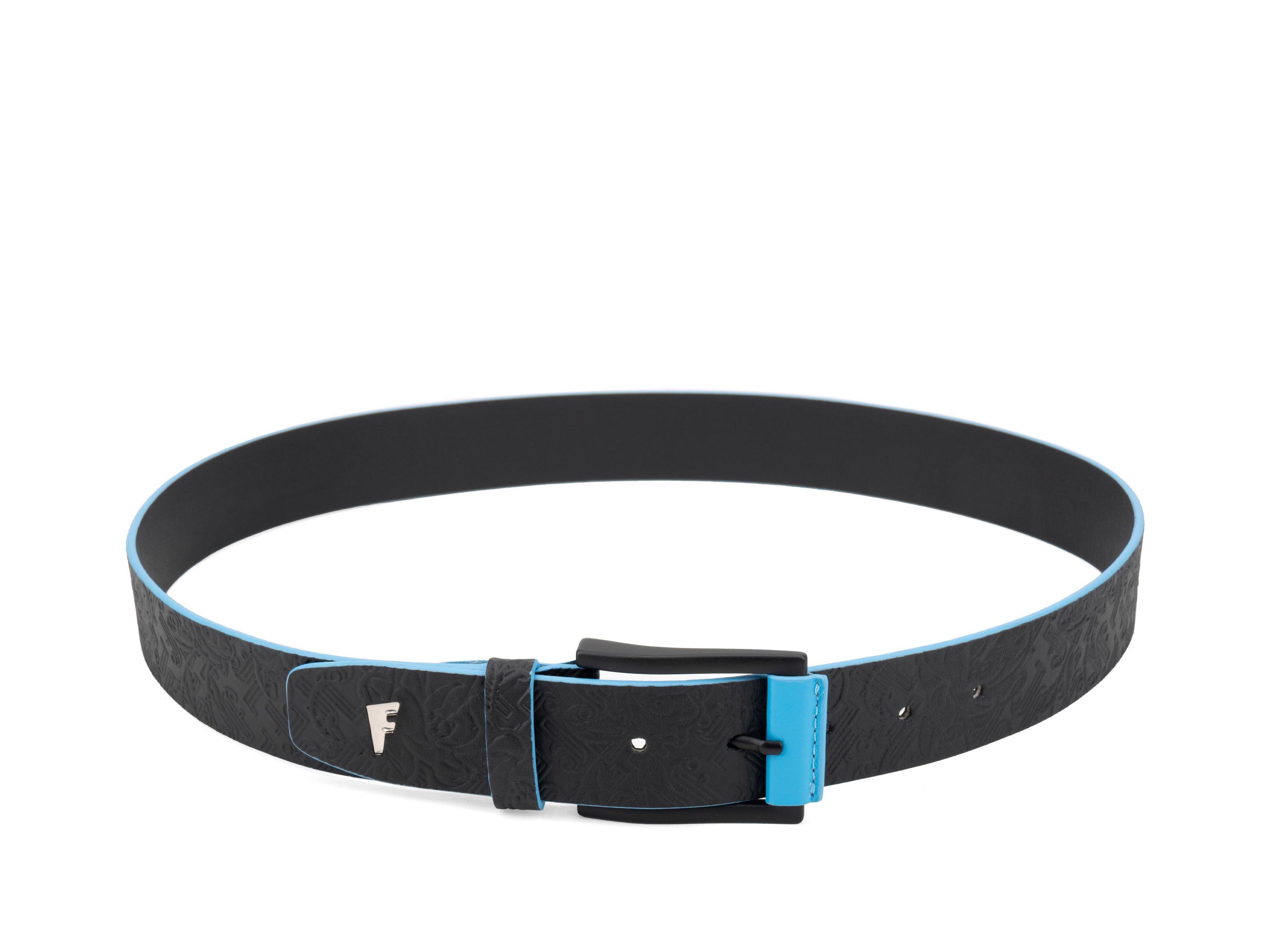 black_emboss_blue - Full View