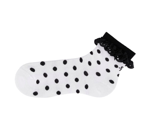 white - Left Sock