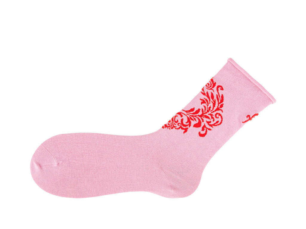 pink/red - Left Sock