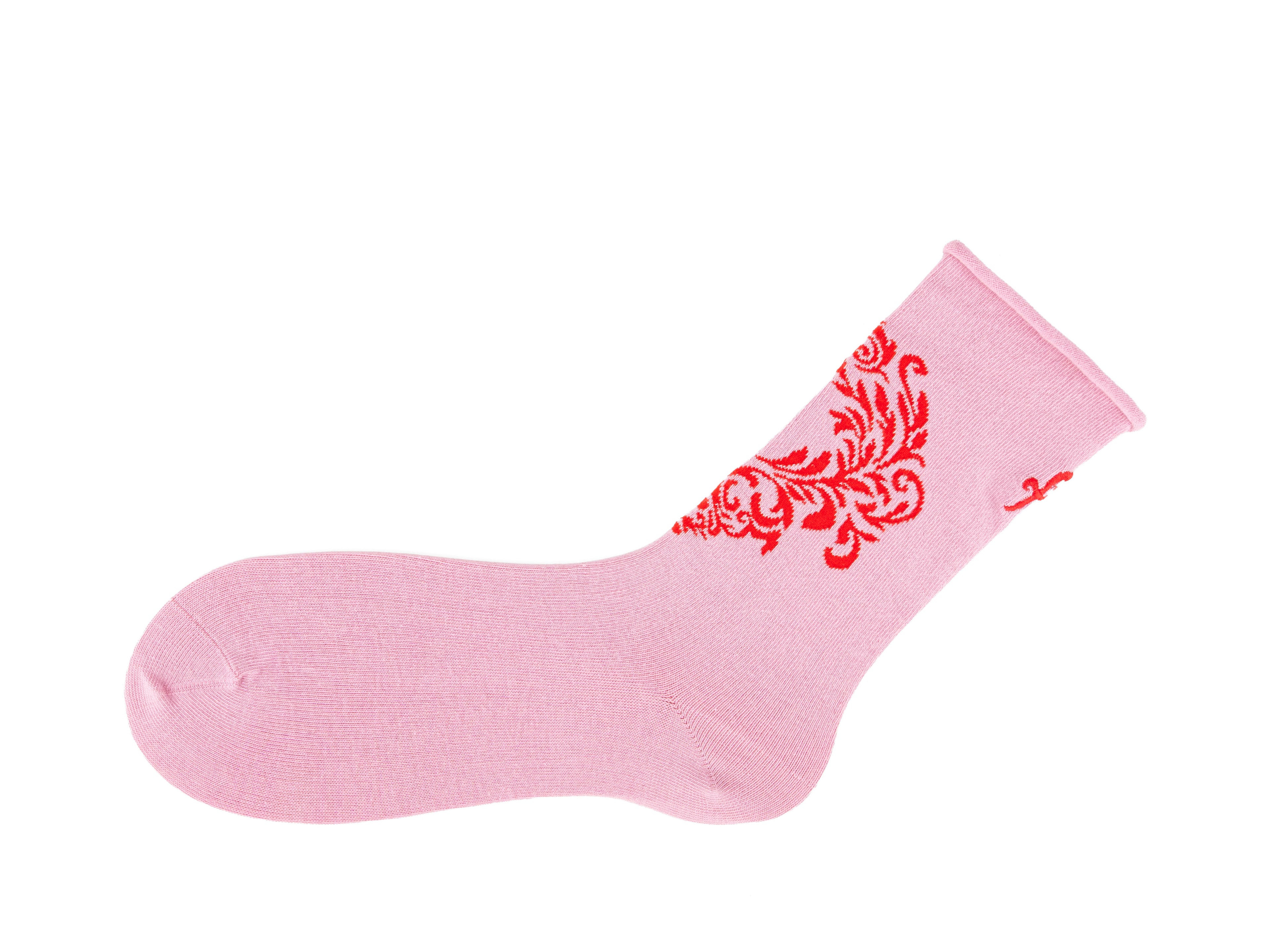 pink/red - Left Sock