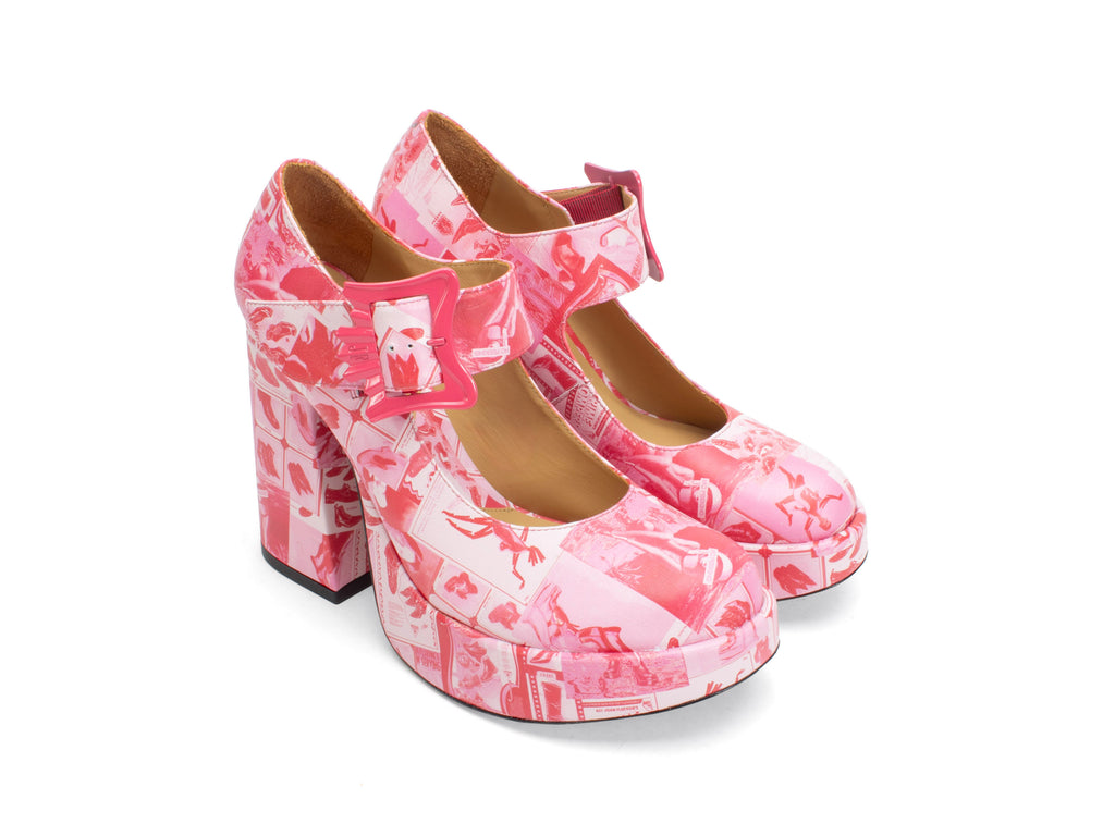 newsprint_pink_red - Front