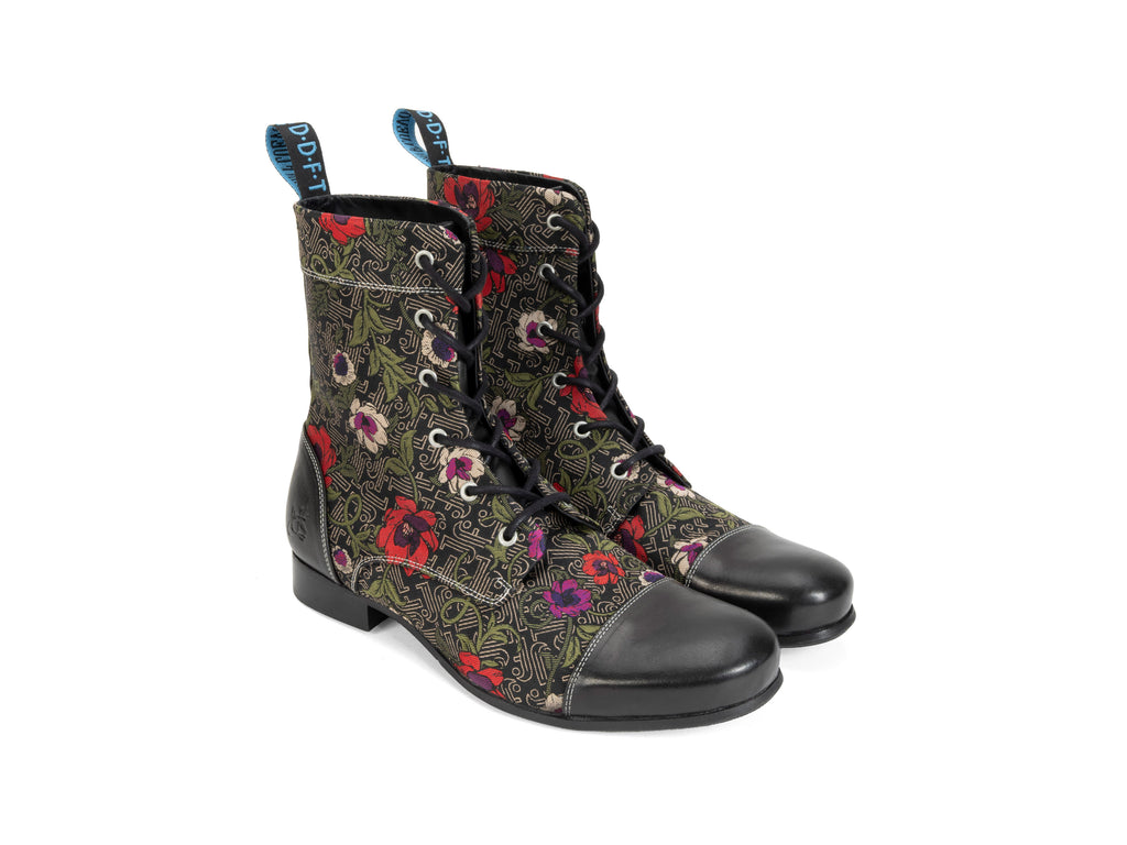 black_jf_floral - Quarter View