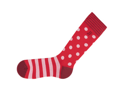 Muffin Vog Socks - Red/Pink