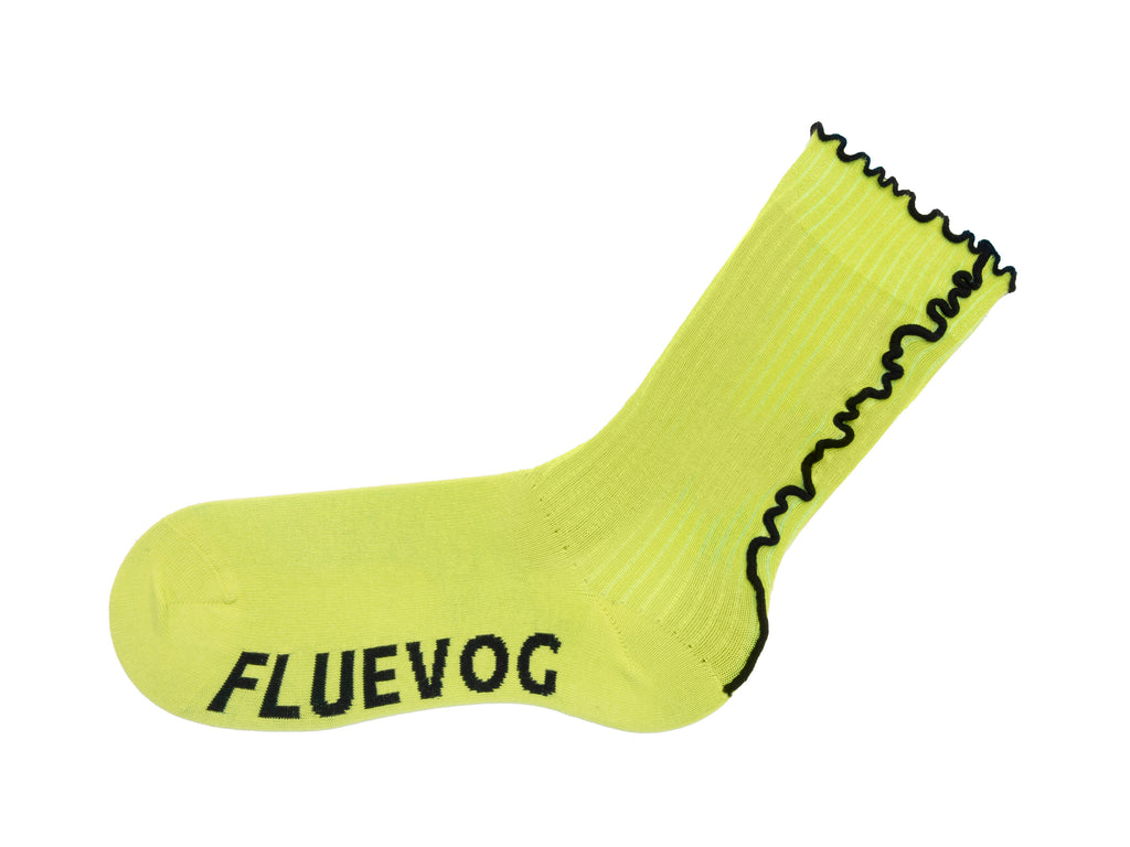 black_pink_green - Green Sock