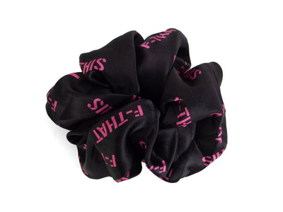 F-This Scrunchie - Black/Pink
