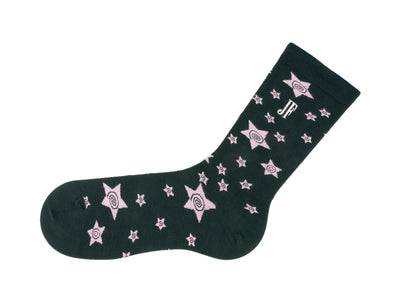 Potato Vog Socks - Green/Pink
