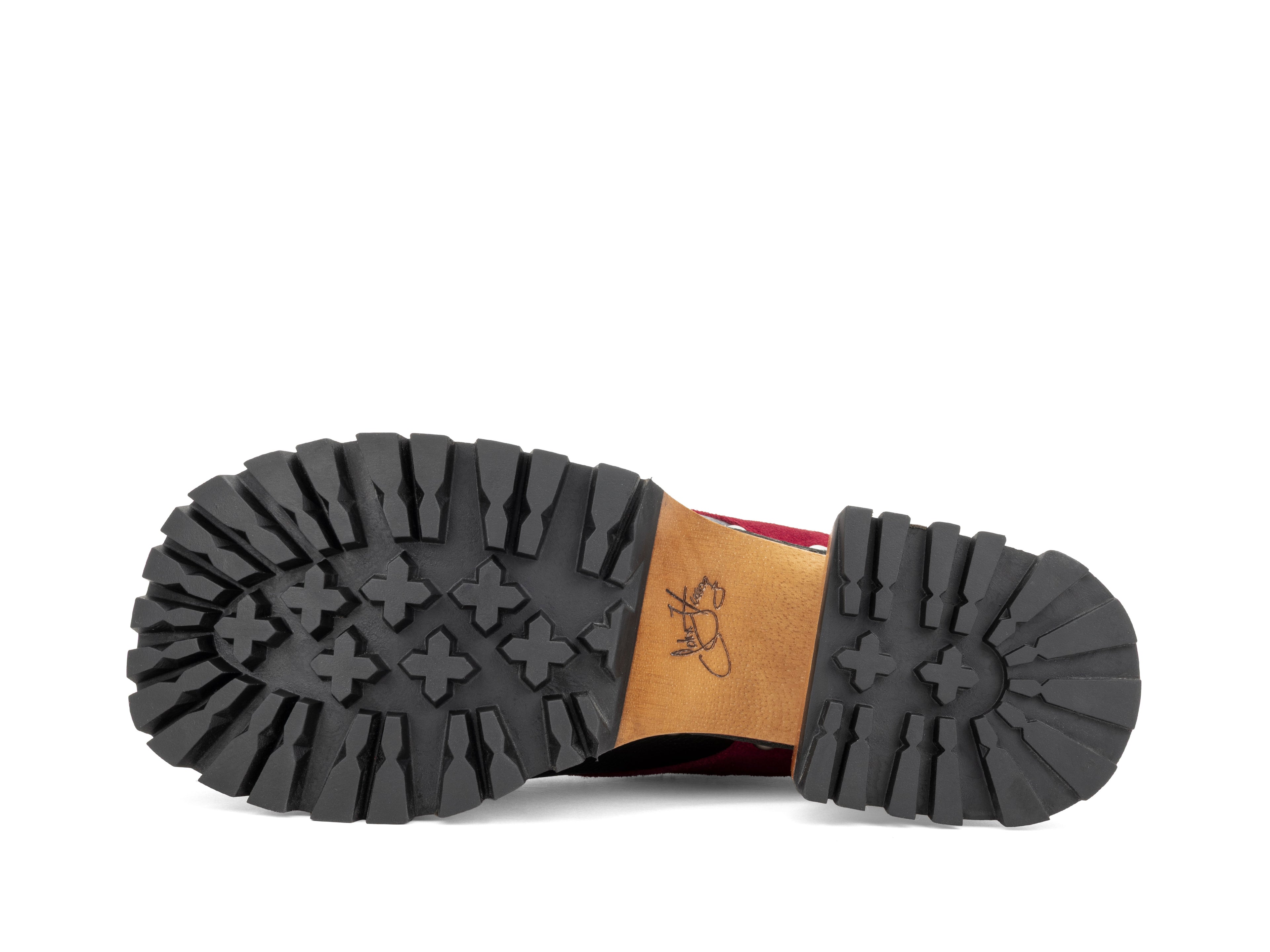 black,red - Sole View