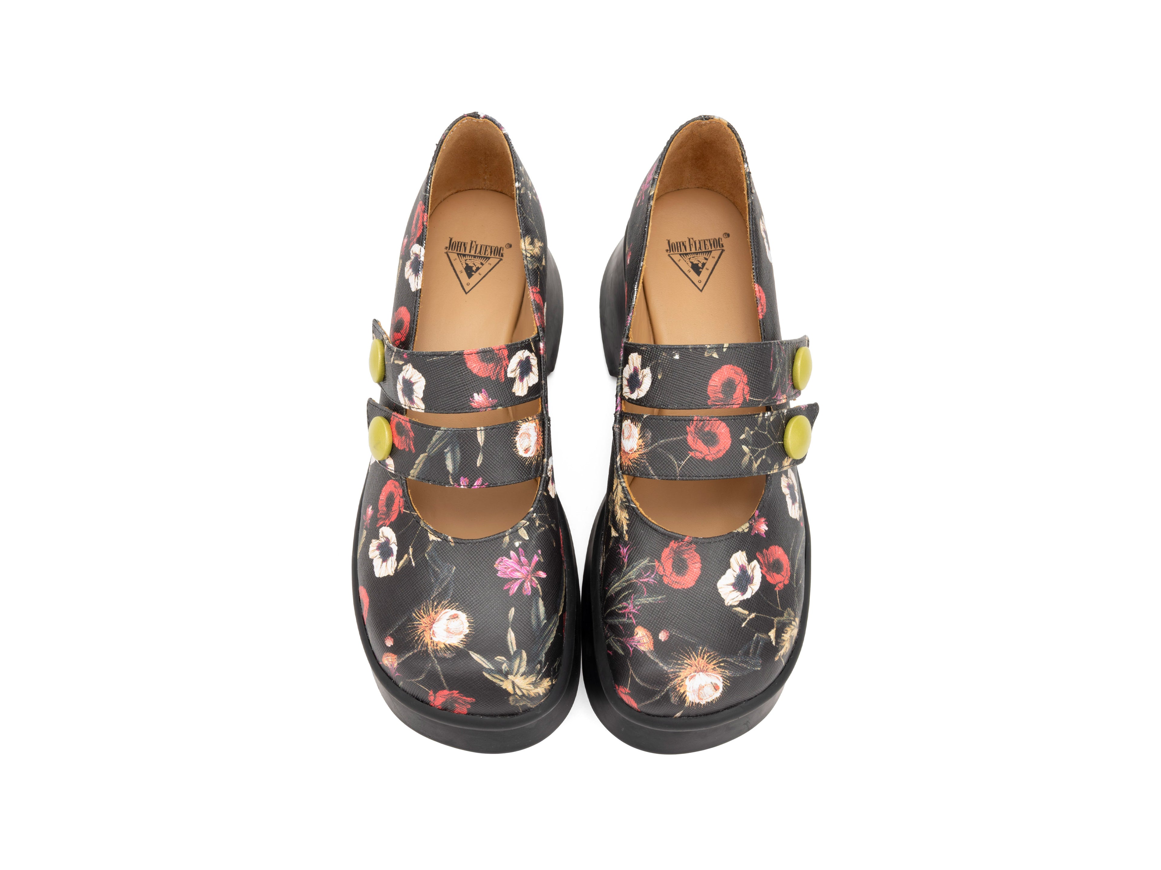 black_floral - Top View