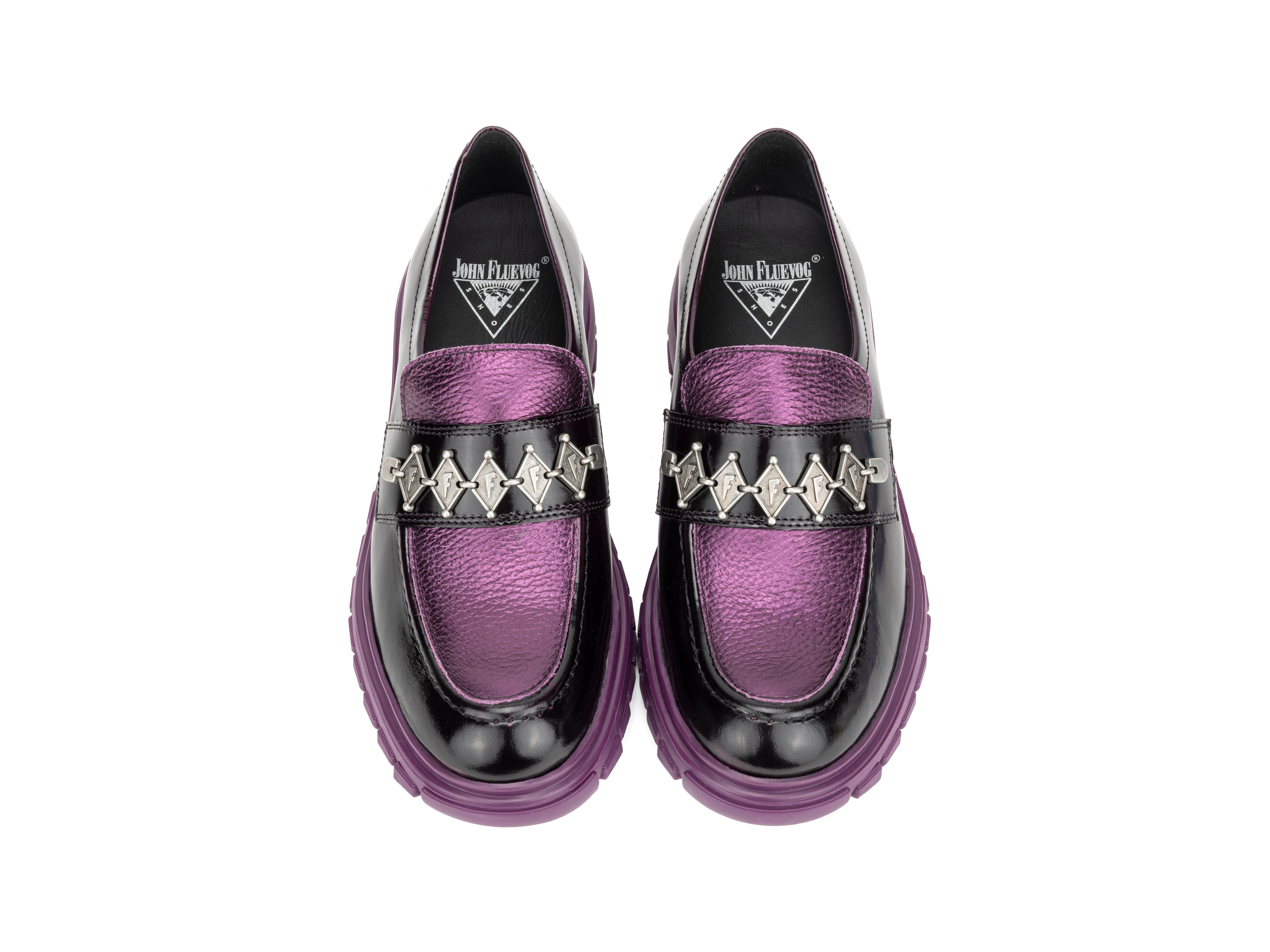 black,purple - Top View