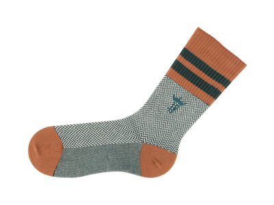 Elliot Vog Socks - Brun/Vert