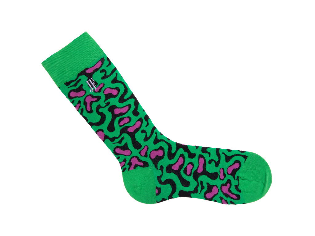 green_purple - Right Sock
